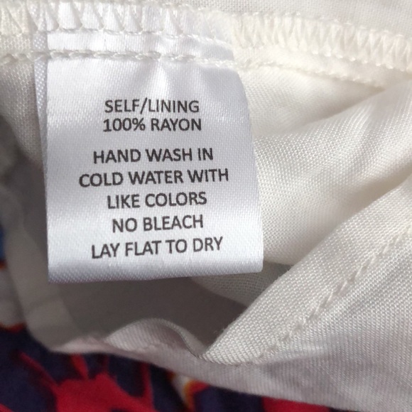 Gibson Floral Elastic Waist High Ruffle Neck Sleeveless Romper size Large - Picture 12 of 15